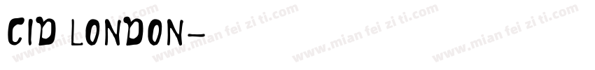 Cid London字体转换